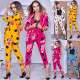 Women'S Clothing Floral Polka Dot Print Blazer Suit Professional Women Workwear Suit