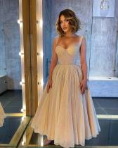 Summer Women's Sleeveless Strap Dress Mini Dress Midi Dress