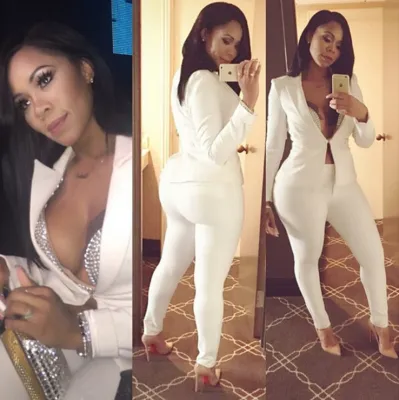 Spring/Summer Ladies Long Sleeve Casual Suit Solid Color Plus Size Suit Pants Two Piece