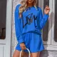 Fall Fashion Casual Suit Women's Print Loose Suit
