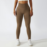 Women High Waist Fitness Seamless Yoga Pants Running Sports Pants