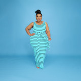 Summer Plus Size Women's Tank Top Sexy Dress