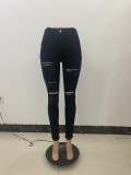 Women Stretch Ripped Denim Jeans Pant