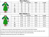 Plus Size Women Fall/Winter Print Patchwork Turndown Collar Dress