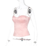 Basics Solid Color Slim Fit Sexy Women's Sling Vest