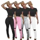 WomenCasual Ripped Bell Bottom Stacked Pant
