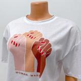 Summer Women'S Fashion Sports Casual Digital Print Cropped T-Shirt