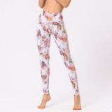 Yoga Pants Women Digital Printing Basic Pants High Waist Butt Lift Running Sports Fitness Pants