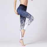 Printed Yoga Pants Women'S High Waist Tight Fitting Dance Fitness Pants Quick Dry Sports Fitness Yoga Wear