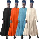 Women Fall/Winter Casual Long Sleeve Loose Dress