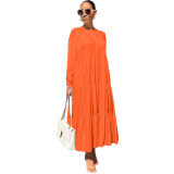 Women Fall/Winter Casual Long Sleeve Loose Dress