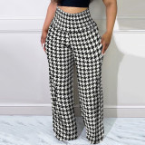 Sexy Women's Slim Bodycon Wide Leg Women's Pants Nightclub