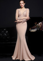 Plus Size Beauty Costume Formal Party Mermaid Evening Dress