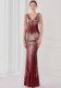 Plus Size Beauty Long Sequin Costume Formal Party Evening Dress