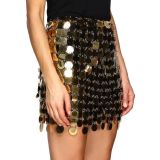 Sexy Sequin Patchwork Skirt