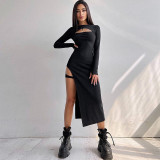 Women Fall Sexy Cutout Bodycon Dress