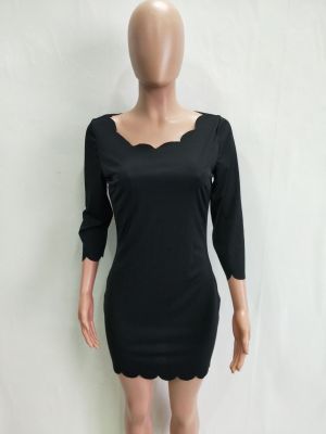 Women's Solid Style Bodycon Dress