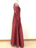 Women's Lace Swing Sexy Long Dress Trailing Formal Party Evening Dress