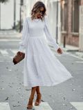 Women Long Sleeve Midi Dress