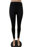 Women'S Tight Fitting Yoga Print Basic Pants