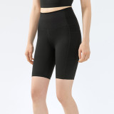 Women Yoga Knee-Length Track Shorts Running Cycling Pants