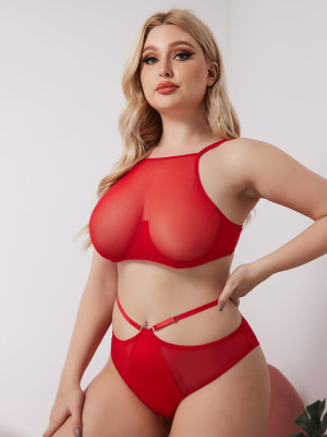 Sexy Lingerie Set See-Through Plus Size Source Sexy Lingerie