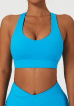 Yoga Vest Outdoor Running Quick Dry Sports Underwear Wear Shockproof Tank Fitness Bra Top