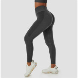 Seamless Yoga Pants Cycling Running Tight Fitting Sports Pants Women's High Waist Stretch Butt Lift Gym Pants