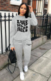 Fall Winter Women's Printed Casual Tracksuit