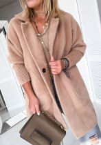 Women'S Winter Fashion Warm Furry Fleece Coat