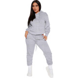 Women Casual Hoodies and Pant Two Piece Set