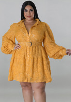 Plus Size Women's Daisy Long Sleeve Shirt