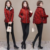 Autumn Winter Women's Winter Trendy Stand Collar Fashion Trendy Solid Color Chic Down Jacket