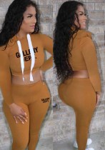 Women Casual Long Sleeve Hoodies And Pant Two Piece Set