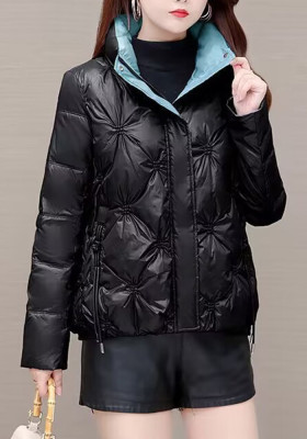 Down jacket Women's winter fashion Trend Stand Collar coat