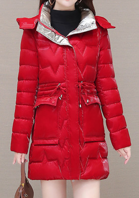 Women Shiny Warm Padded Jacket