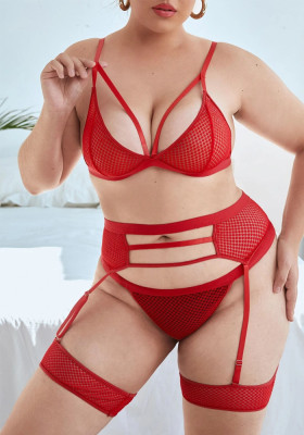 Plus Size Women Net Sexy Lingerie