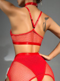 Women Fishnet Sexy Lingerie Set