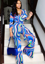 Women's Multi Color Print Jumpsuit