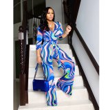 Women's Multi Color Print Jumpsuit