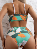 Printed Ladies Two Piece Bikini Swimwear