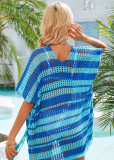 Summer Beach Cover-Up Hollow Rope Holidays Knitting Shirt