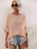 Women Loose Fit Solid Blouse