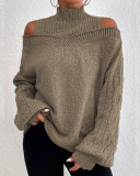 Women Off Shoulder Sweater