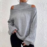 Women Off Shoulder Sweater