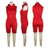 Ladies Vest Shorts Sports Two-Piece Set