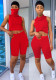 Ladies Vest Shorts Sports Two-Piece Set