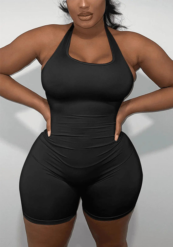 Women's Solid Tank Top Plus Size Bodysuit