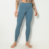 Patchwork Pocket Plus Size Reversible Nylon High Stretch Athletic High Waist Butt Lift Tight Fitting Yoga Pants Women