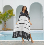 Beach Cover-Up Off-Shoulder Positioning Robe Beach Holidays Cover-Ups